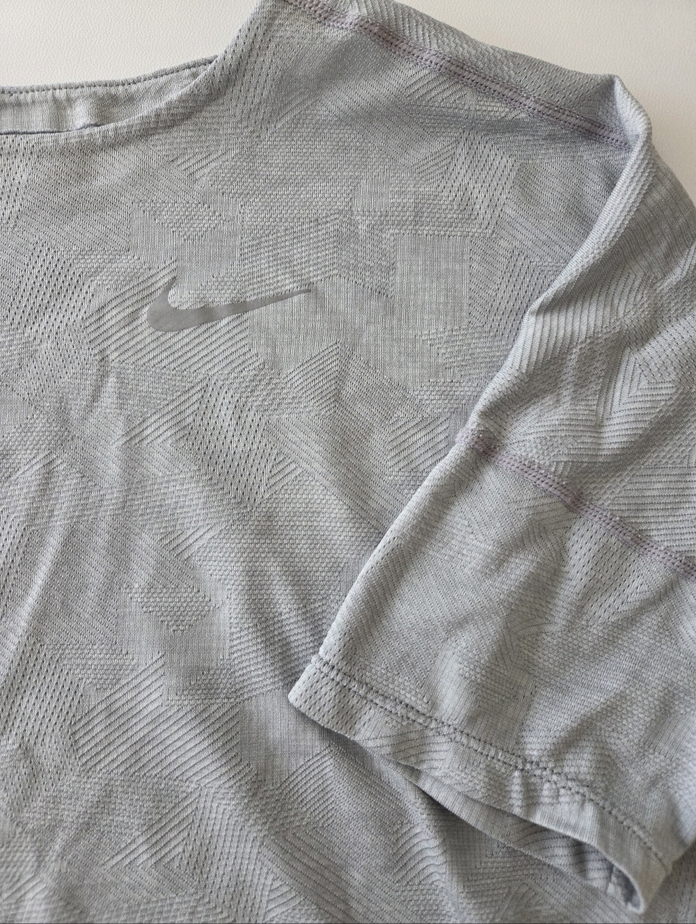 Nike Dri-FIT Light Blue Workout Top - Small